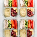 Chicken & Hummus Plate Lunch Meal Prep