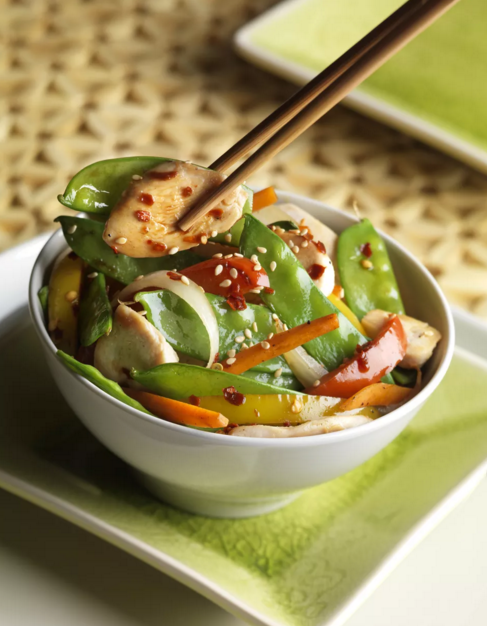 Chinese Chicken With Snow Peas
