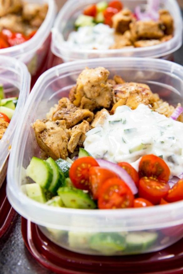 Greek Chicken Bowls (Meal Prep) - Most Popular Ideas of All Time