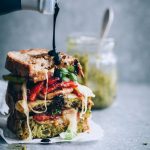 Grilled Vegetable Sandwiches with Havarti & Balsamic Drizzle