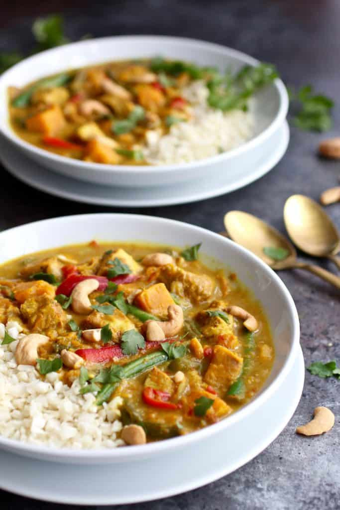 Instant Pot Sweet Potato Chicken Curry