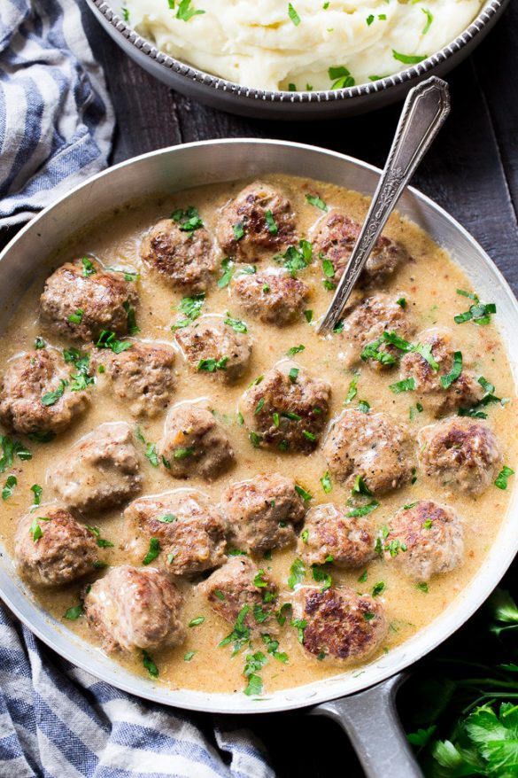 Paleo Swedish Meatballs with Mashed Potatoes – Most Popular Ideas of ...
