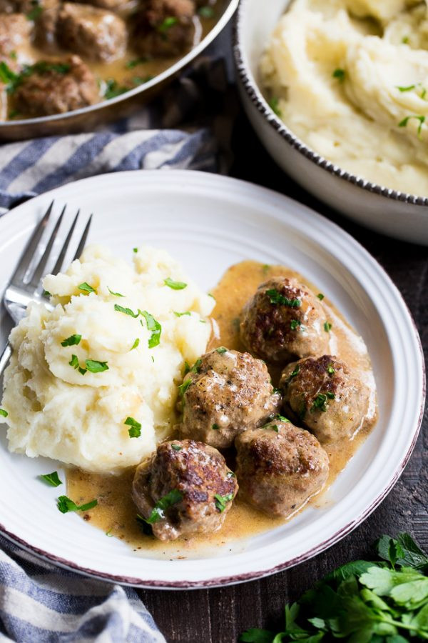 Paleo Swedish Meatballs with Mashed Potatoes – Most Popular Ideas of ...