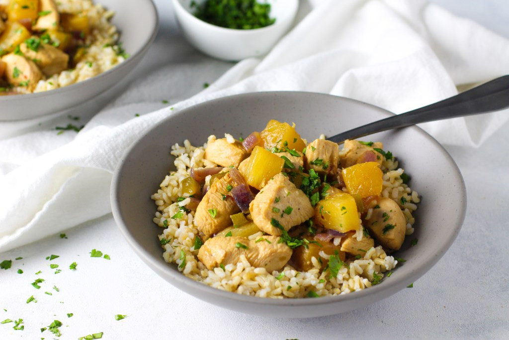 Pineapple Chicken Meal Prep Bowls