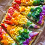 Rainbow Cauliflower Crust Pizza 1