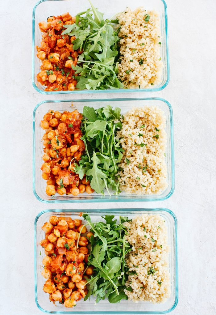 Spicy Chickpea and Quinoa Bowls (Meal Prep)