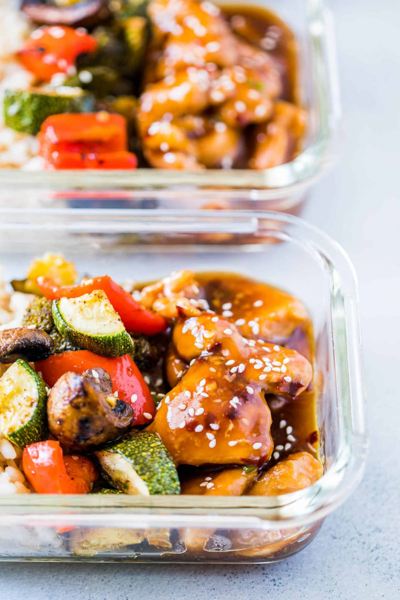 Teriyaki Chicken Stir-Fry Meal Prep 1