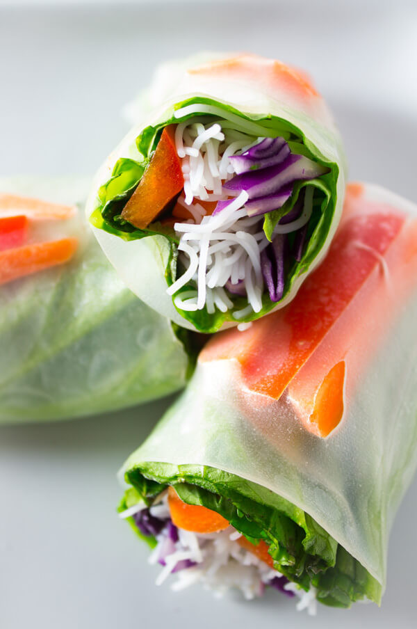 Vegan Salad Spring Rolls