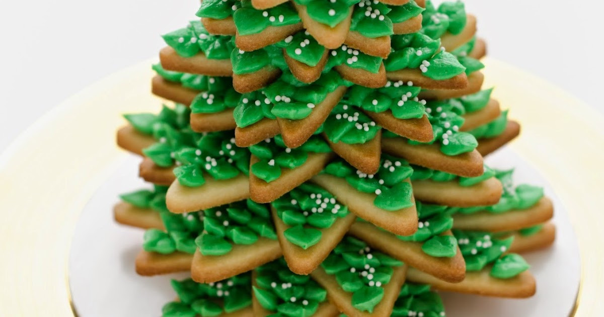 3D Christmas Tree Cookies
 i heart baking 3D cookie christmas tree
