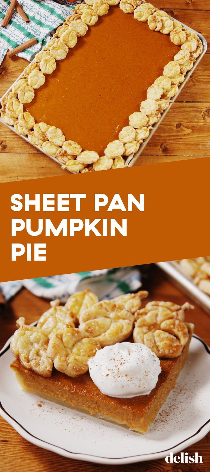 4 Thanksgiving Pies On One Sheet Tray
 Sheet Pan Pumpkin Pie Recipe Thanksgiving