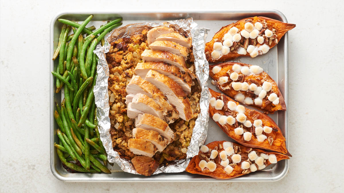4 Thanksgiving Pies On One Sheet Tray
 Sheet Pan Turkey Dinner Recipe LifeMadeDelicious