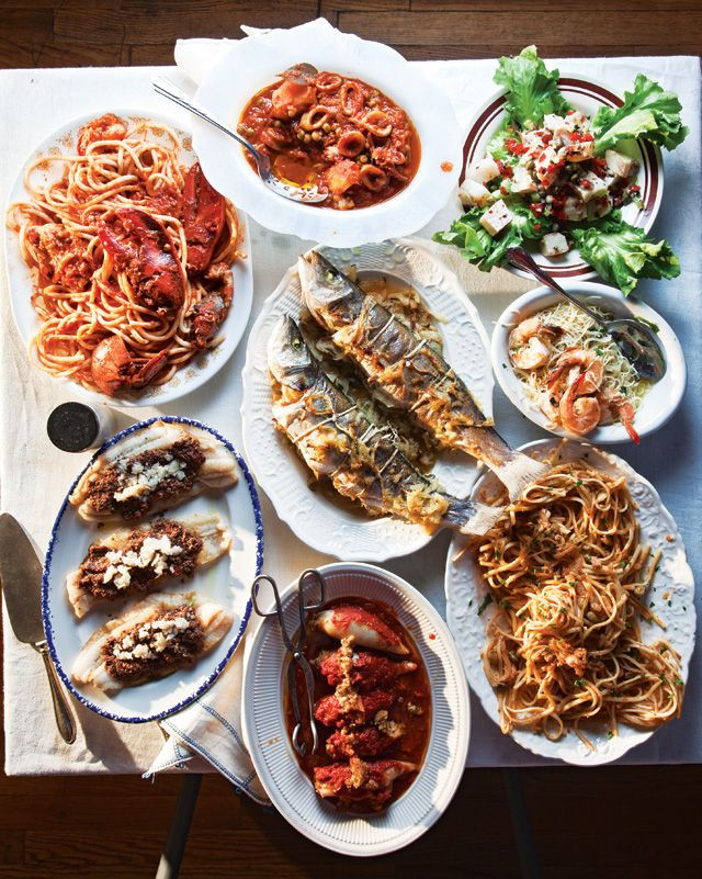 7 Fish Italian Christmas Eve Recipes
 Menu A Feast of the Seven Fishes for Christmas Eve