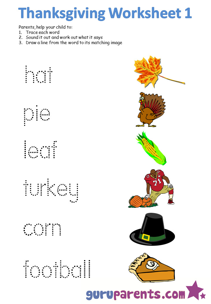 A Turkey For Thanksgiving Activities
 Thanksgiving Worksheets