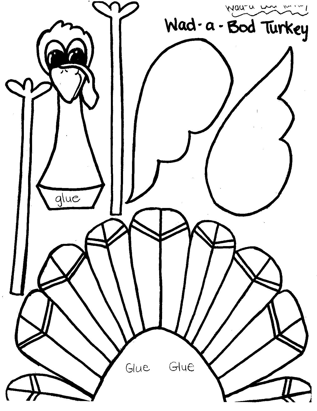 A Turkey For Thanksgiving Activities
 Printable Thanksgiving Crafts and Activities for Kids