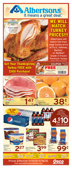 Albertsons Thanksgiving Dinner
 Alicias Deals in AZ – Search Results – local dines