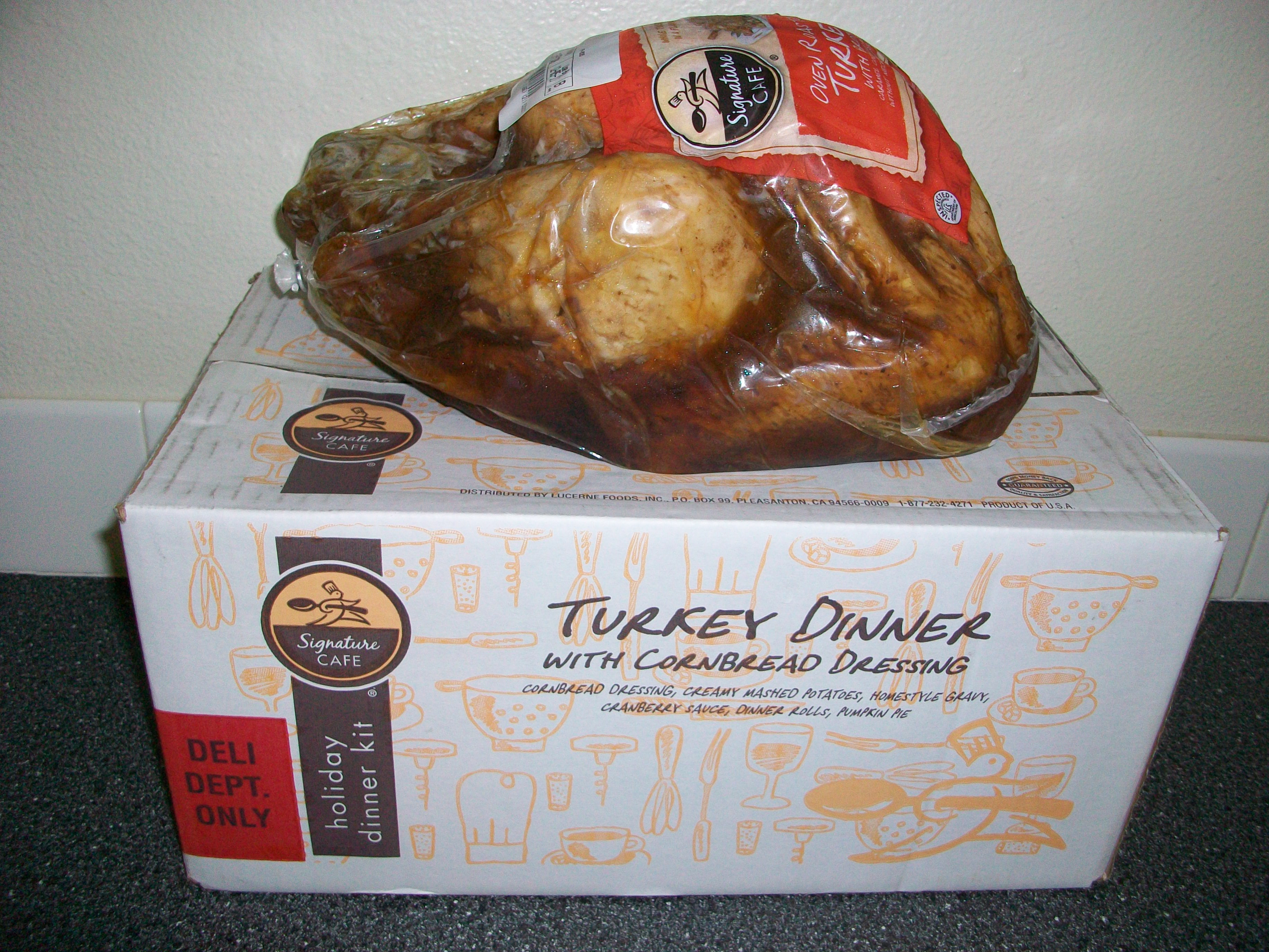 Albertsons Thanksgiving Dinner
 safeway deli turkey dinner