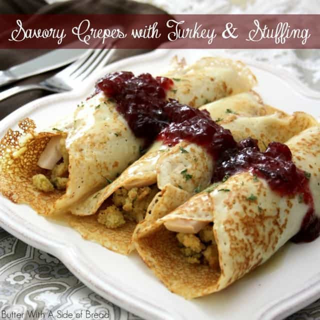 Albertsons Thanksgiving Dinner
 SAVORY CREPES with THANKSGIVING TURKEY & STUFFING Butter