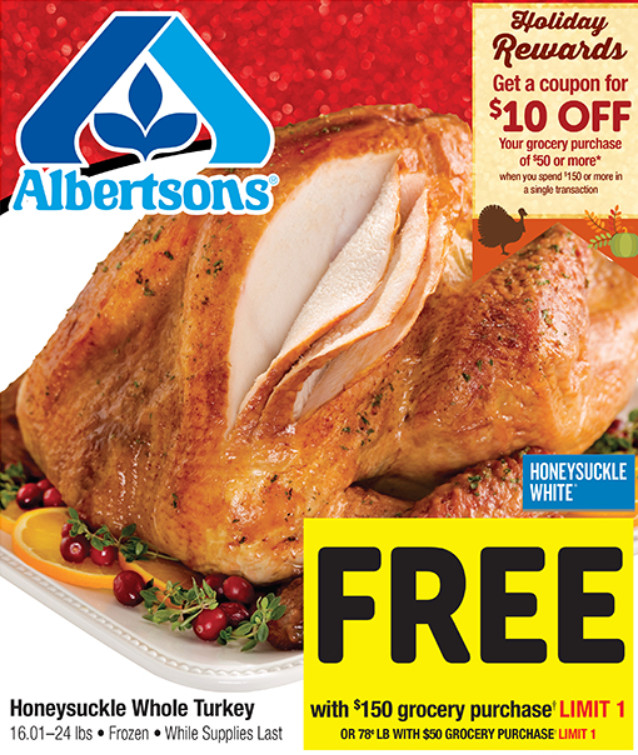 Albertsons Thanksgiving Dinner
 Best Turkey Price Roundup – updated as of 11 17 17