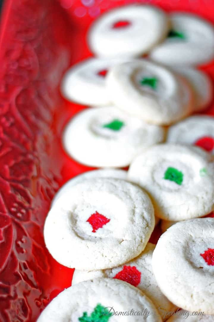 Almond Christmas Cookies
 Christmas Almond Cookies Domestically Speaking