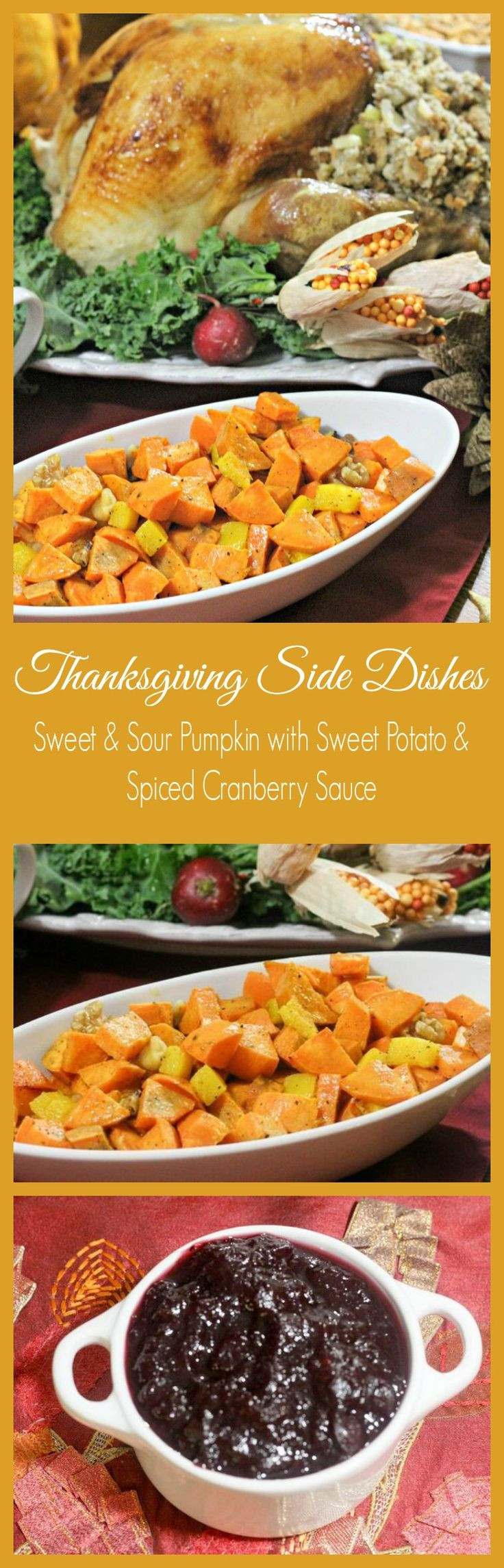 Amazing Thanksgiving Side Dishes
 Sweet & Sour Pumpkin and Sweet Potato Amazing