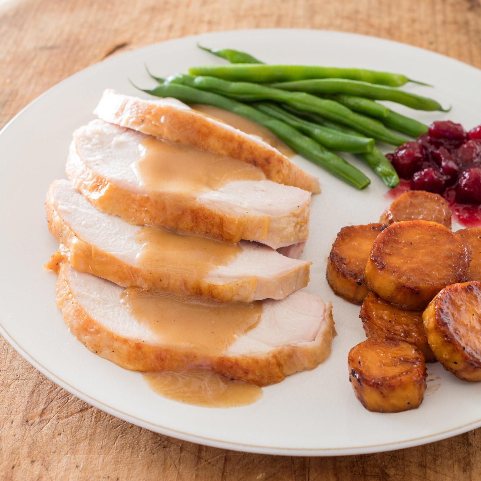 American Test Kitchen Thanksgiving Turkey
 Slow Roasted Turkey with Gravy