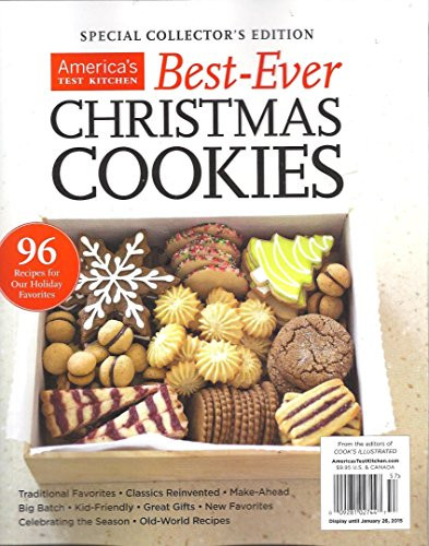 Americas Test Kitchen Christmas Cookies
 AMERICA S TEST KITCHEN BEST EVER CHRISTMAS COOKIES SPECIAL