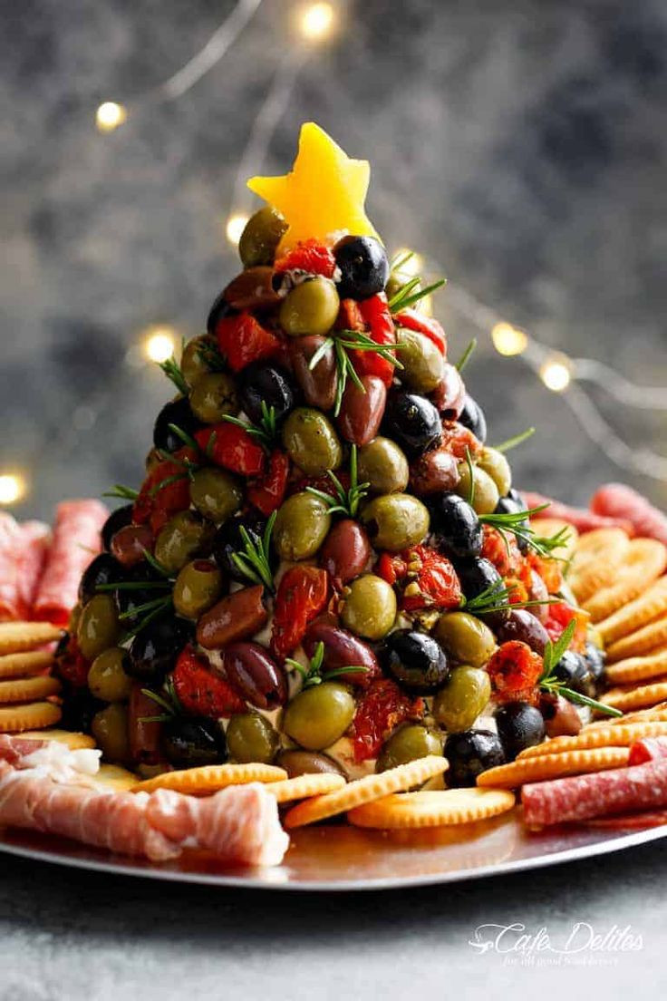 Antipasto Cheese Ball Christmas Tree
 Antipasto Cheese Ball Christmas Tree Recipe