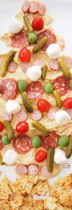 Antipasto Christmas Tree
 Christmas Tree antipasto salad Christmas