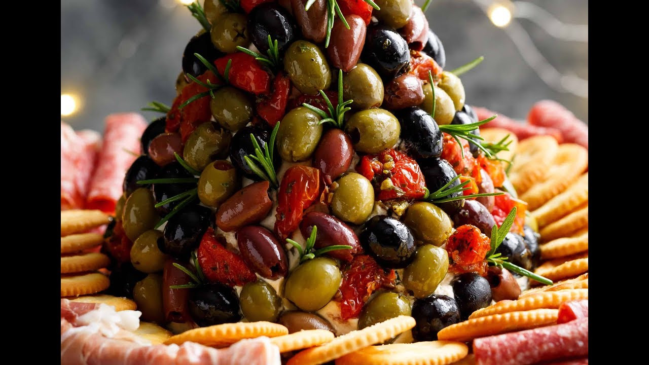 Antipasto Christmas Tree
 Antipasto Cheese Ball Christmas Tree