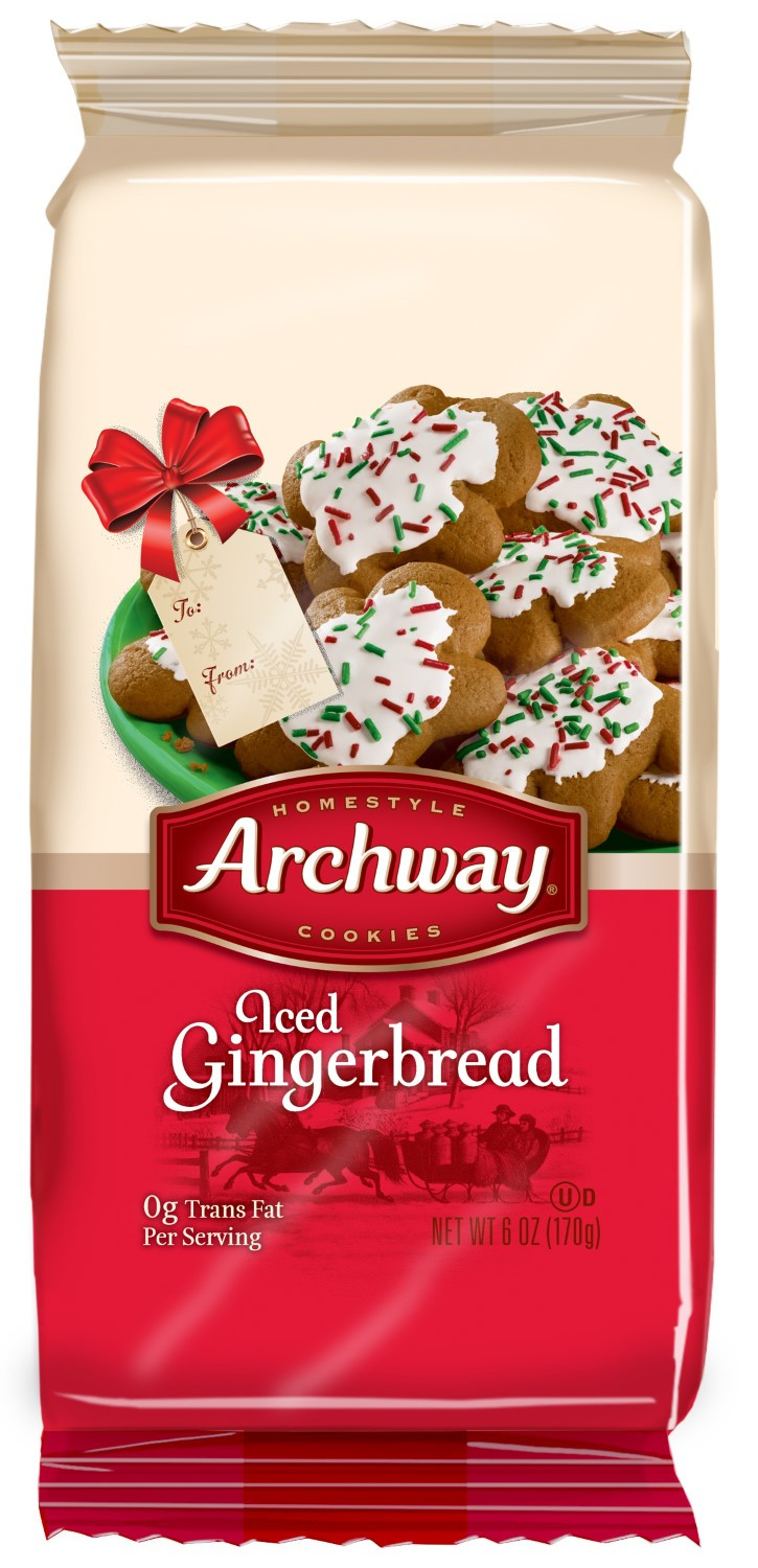 Archway Christmas Cookies
 Archway Homestyle Cookies Iced Gingerbread 6 Oz