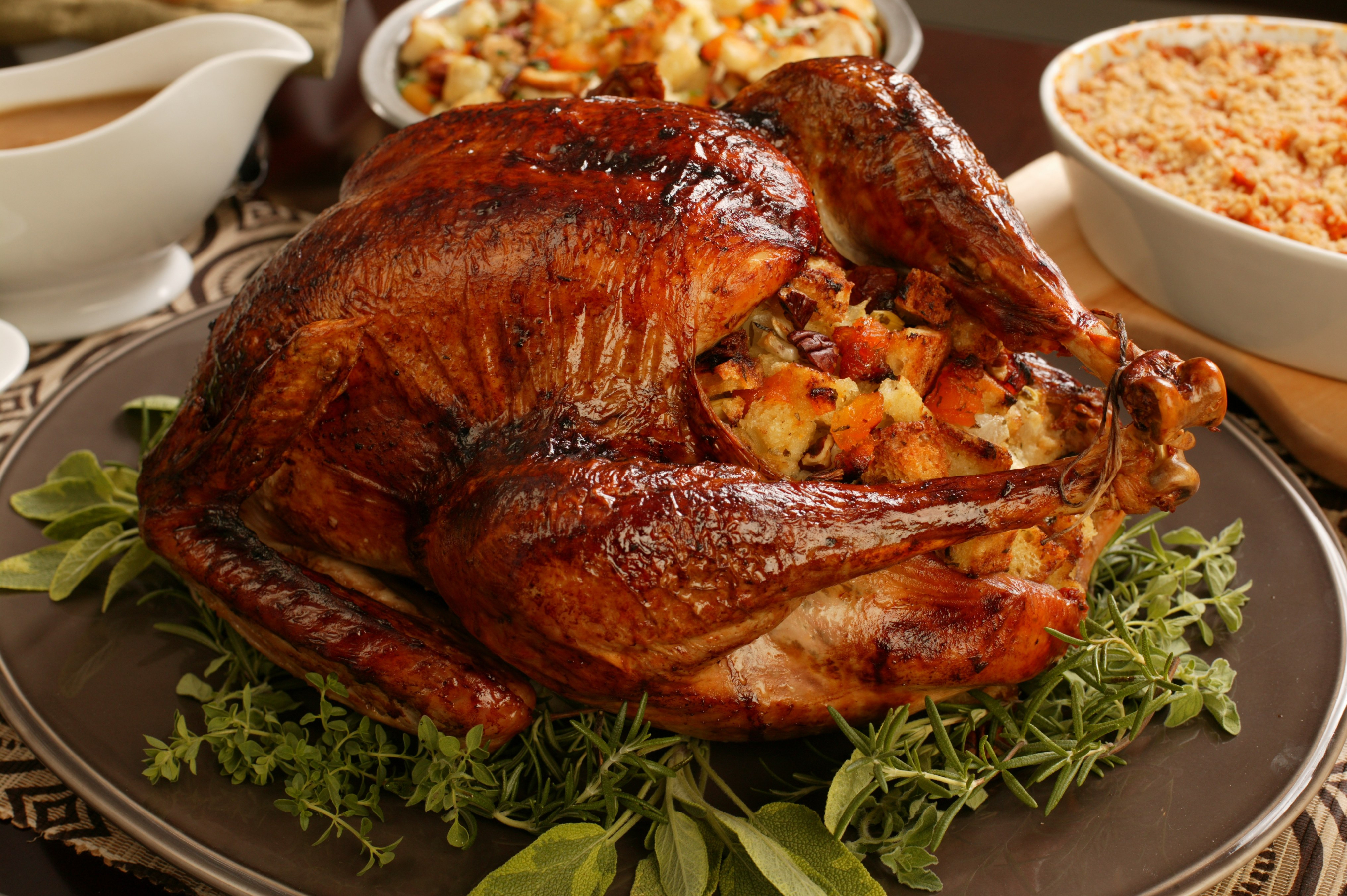 Baked Turkey Recipes For Thanksgiving
 Classic Roast Turkey With Herbed Stuffing and Old