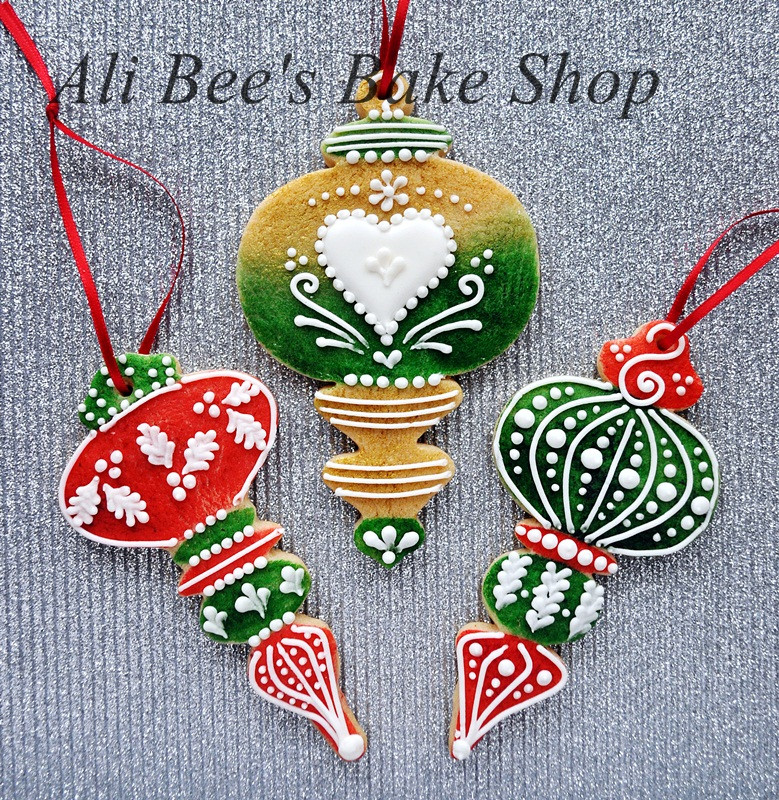 Baking Christmas Ornaments
 Ali Bee s Bake Shop Tutorial Edible OR Storable