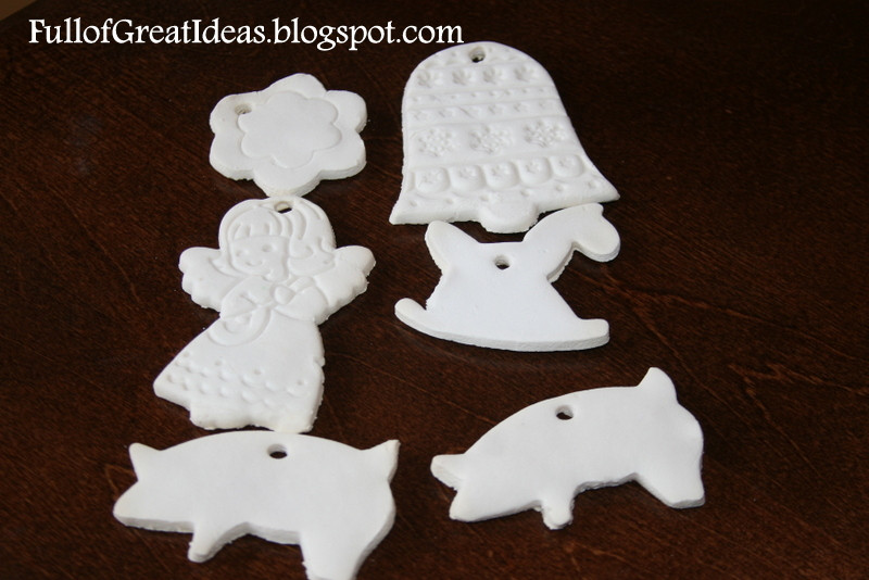 Baking Christmas Ornaments
 Full of Great Ideas Christmas in September Corn starch