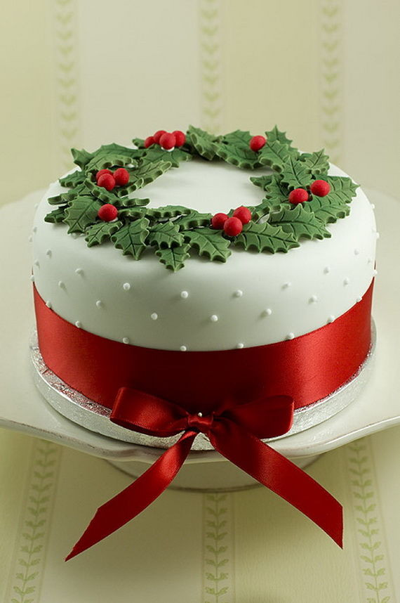 Beautiful Christmas Cakes
 Beautiful Christmas Wreath Cake s and
