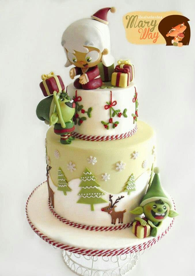 Beautiful Christmas Cakes
 Beautiful Christmas cake decoration