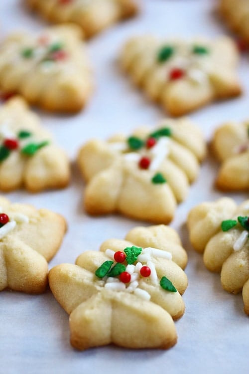 Best Easy Christmas Cookies
 Spritz Cookies