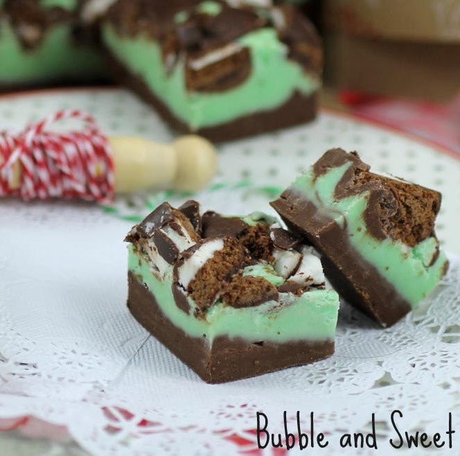 Best Fudge Recipes For Christmas
 Bubble and Sweet Peppermint cookie fudge