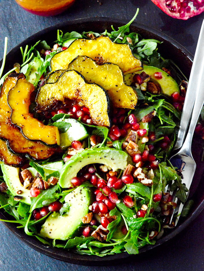 Best Thanksgiving Salads
 Pomegranate Ginger Dressing Salad – Best Easy Vegan