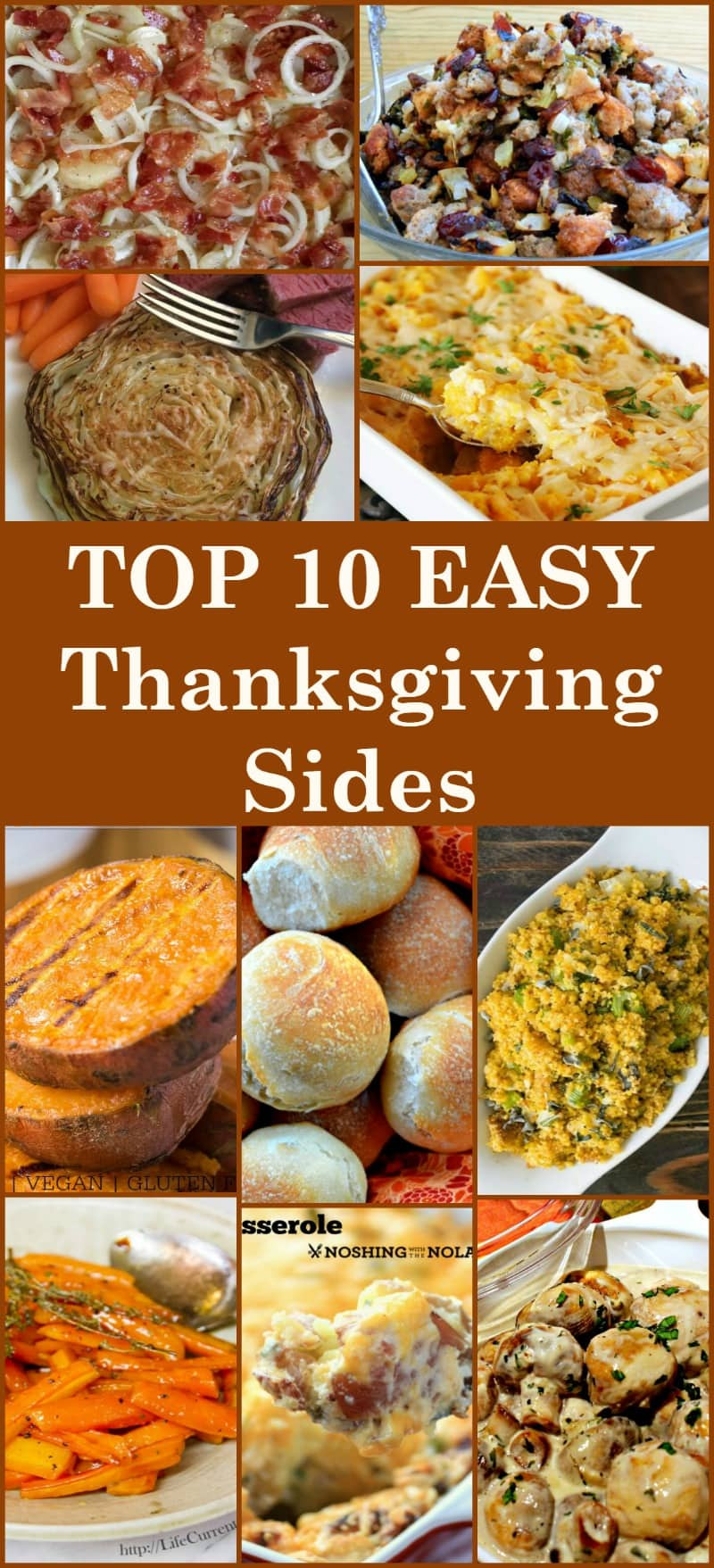 Best Thanksgiving Side Dishes
 The BEST Top 10 Thanksgiving Sides