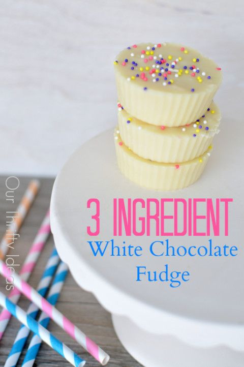 Betty Crocker 3 Ingredient Christmas Swirl Fudge
 Such an easy fudge recipe This white chocolate fudge only