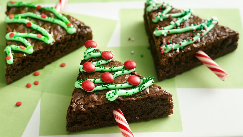 Betty Crocker Christmas Desserts
 Holiday Tree Brownies recipe from Betty Crocker