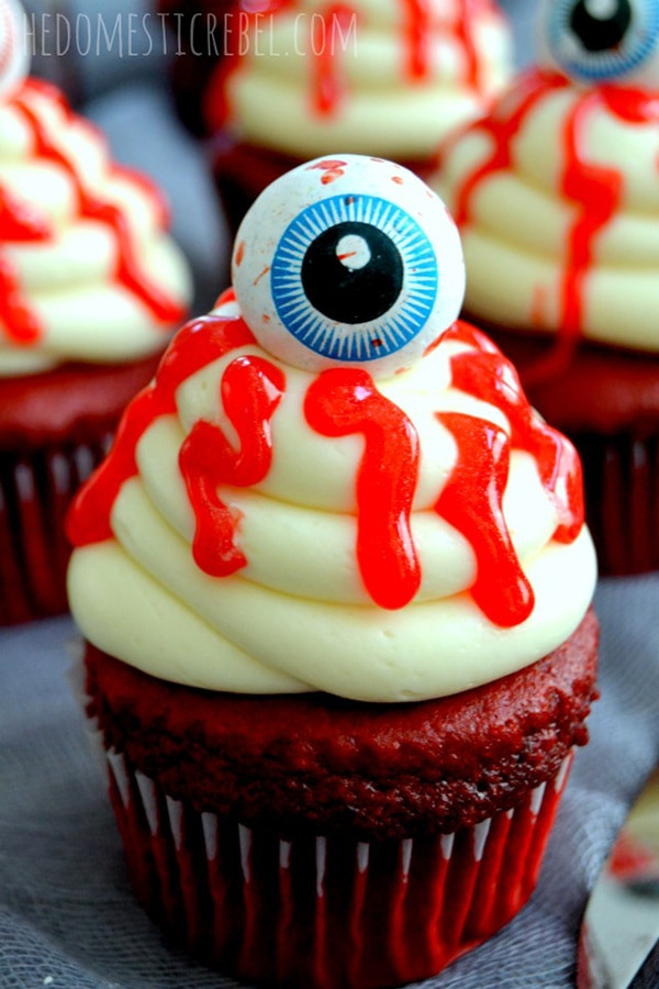 Bloody Halloween Cupcakes
 12 Halloween Cupcakes You ll Be Too Scared to Eat
