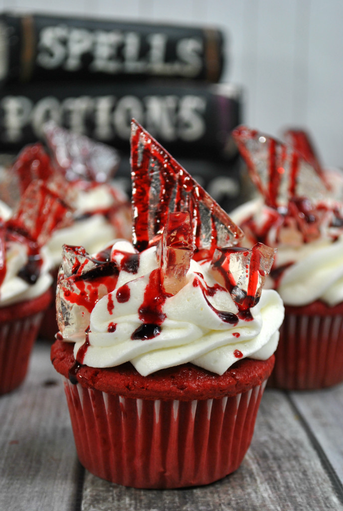 Bloody Halloween Cupcakes
 Bloody Halloween Cupcakes Third Stop on the Right