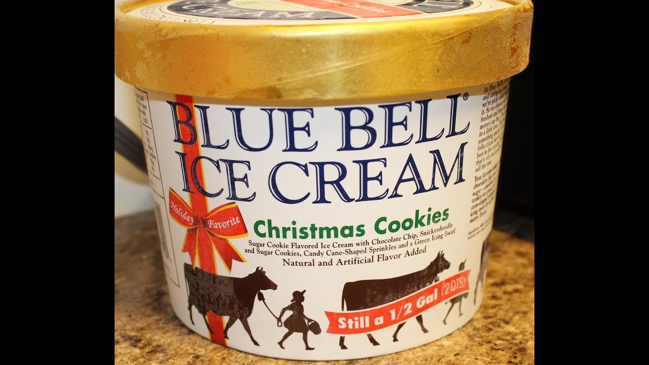 Blue Bell Christmas Cookies
 Blue Bell Christmas Cookie Ice Cream Review