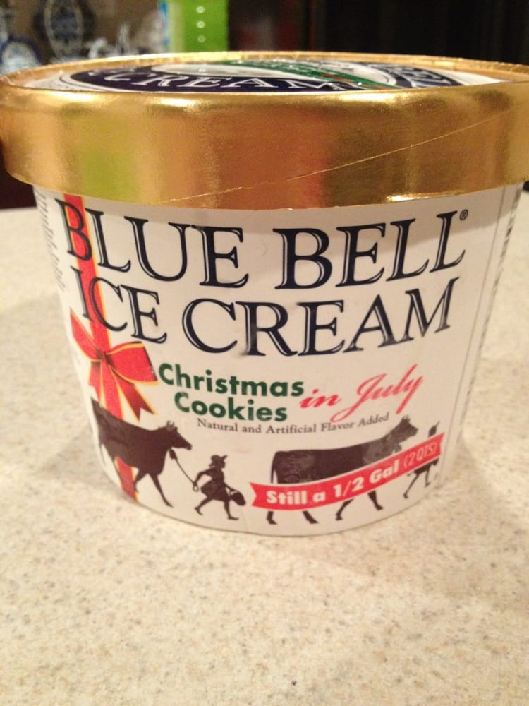 Blue Bell Christmas Cookies
 Blue Bell brought back Christmas Cookies July When