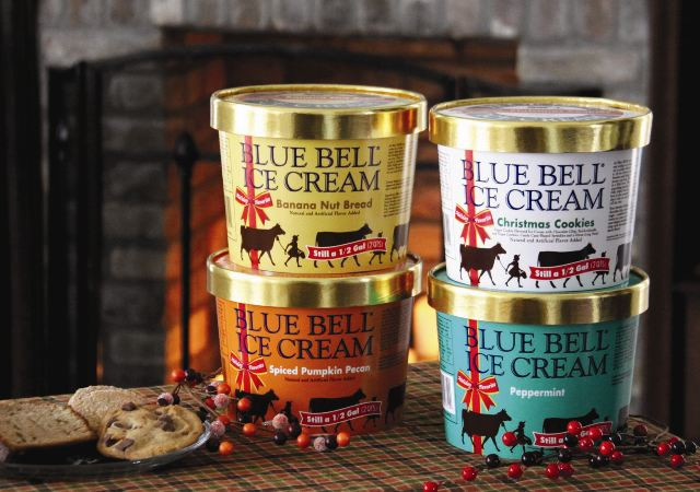 Blue Bell Christmas Cookies
 New Holiday Ice Cream Flavors