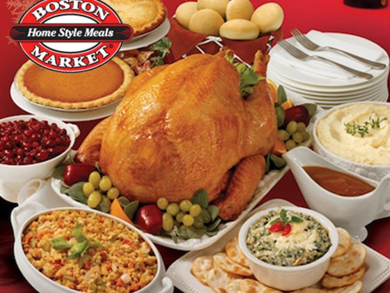 Boston Market Thanksgiving Turkey Dinner
 Win a Thanksgiving Dinner from Boston Market Sweepon