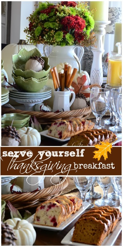 Breakfast Open Thanksgiving
 THANKSGIVING CONTINENTAL BREAKFAST VIGNETTE Interior