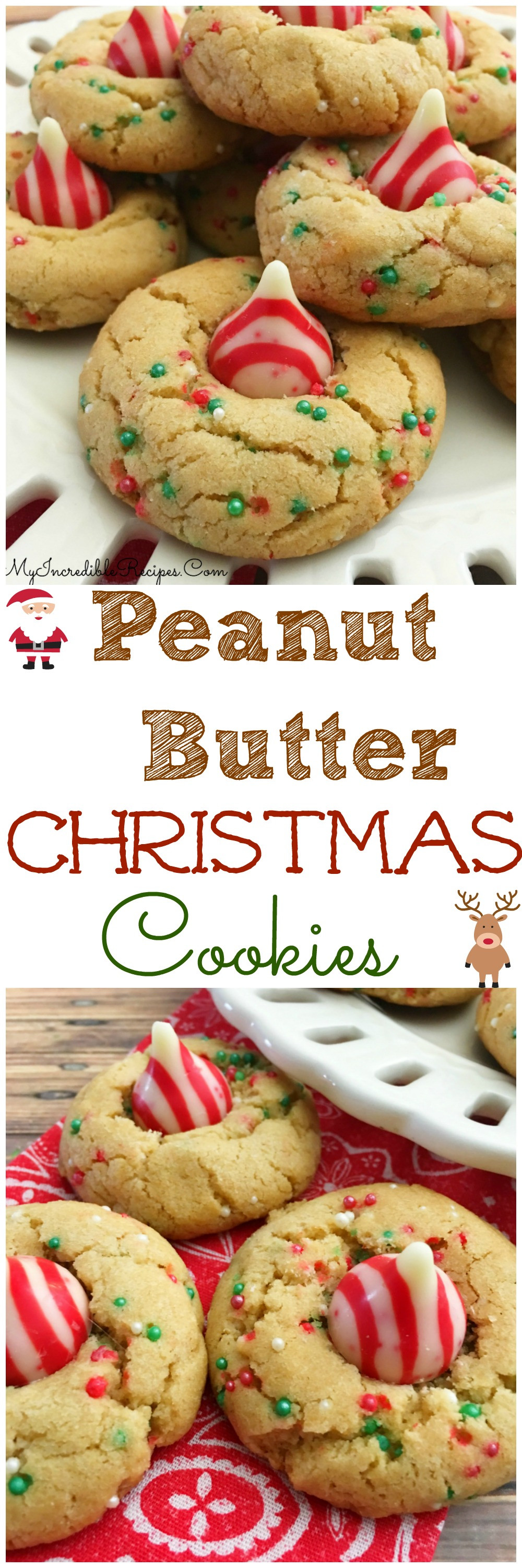 Butter Christmas Cookies
 Peanut Butter Christmas Cookies