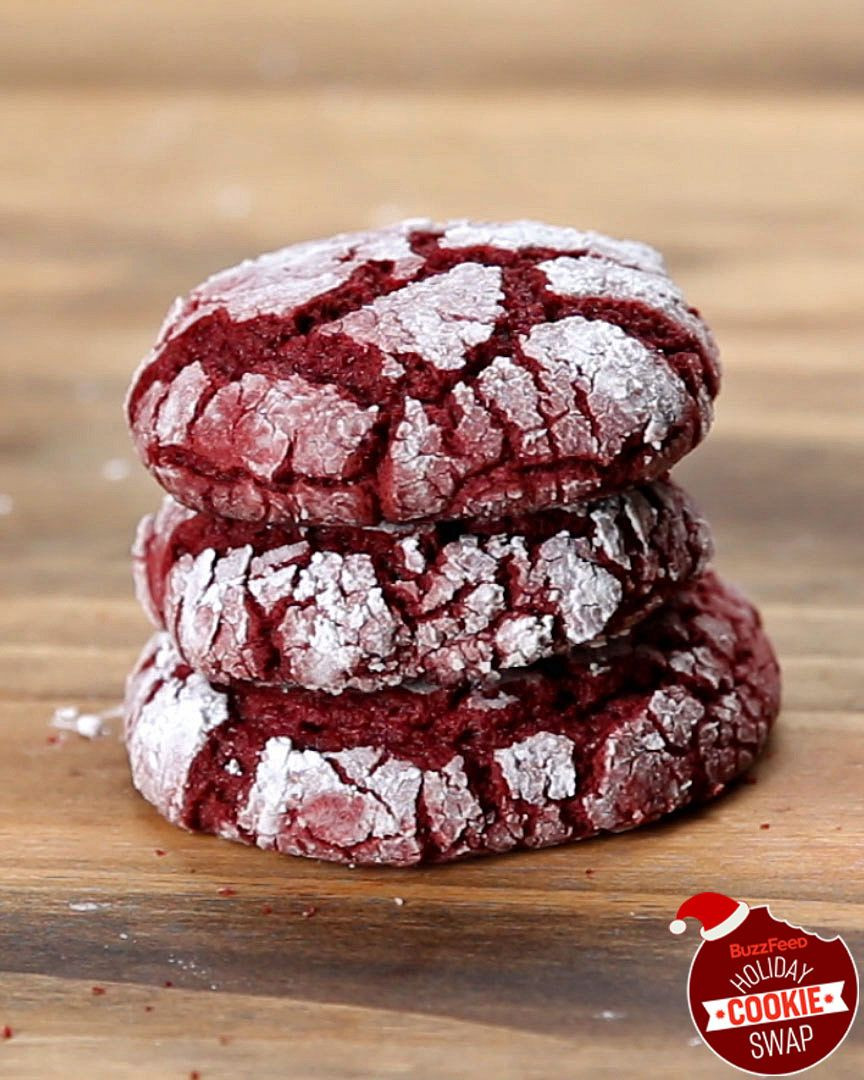 Buzzfeed Christmas Cookies
 Red Velvet Cookies